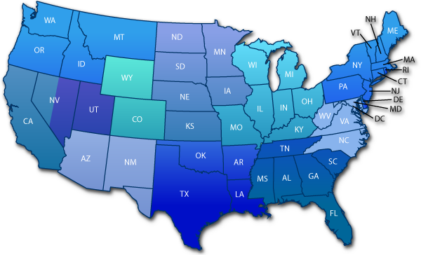 Collegiate Conference Map